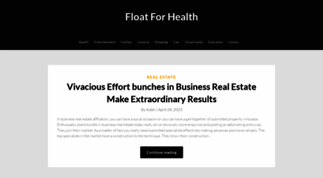 floatforhealth.net