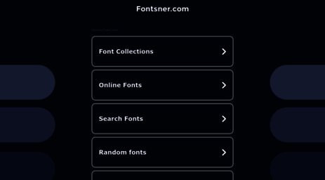 fontsner.com