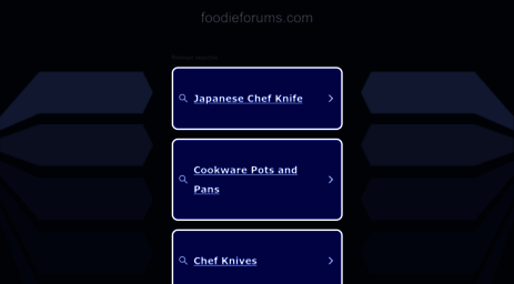 foodieforums.com
