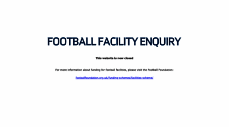 footballfacilityenquiry.co.uk