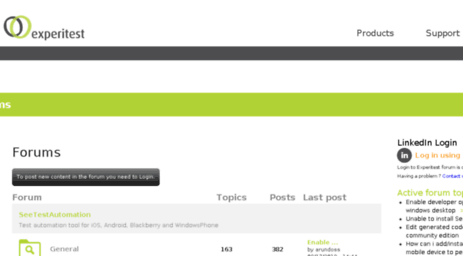 forum.experitest.com