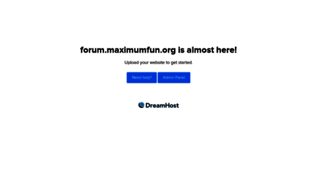 forum.maximumfun.org