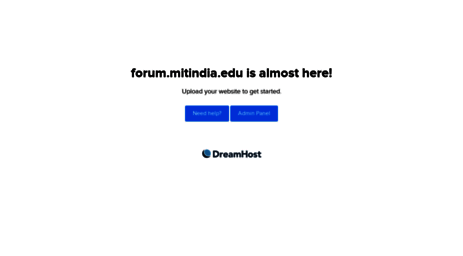 forum.mitindia.edu