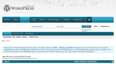 forum.wordpress-deutschland.org