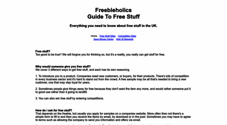 freebieholics.co.uk
