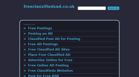 freeclassifiedsad.co.uk