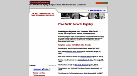 freerecordsregistry.com