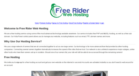 freeriderwebhosting.com