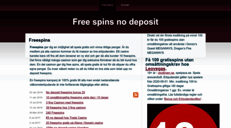 freespins-nodeposit.se