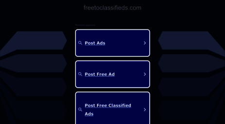 freetoclassifieds.com
