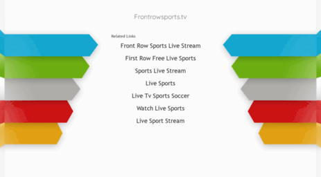 frontrowsports.tv