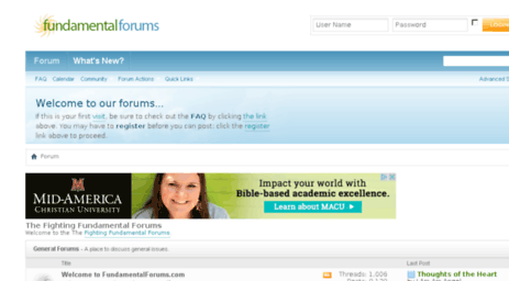 fundamentalforums.com