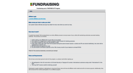 fundraising.postaffiliatepro.com