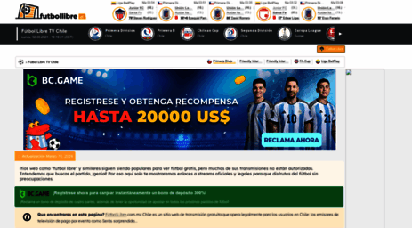 Visit Futbollibre.cl - ¿Cómo ver Fútbol Libre en Chile durante la