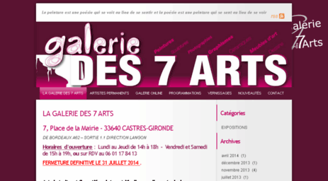 galeriedes7arts.fr