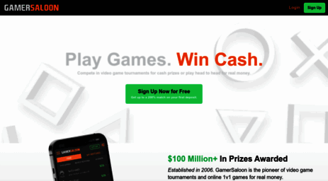 GamerSaloon  Make Money Playing Video Game Tournaments Online