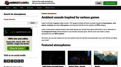games.ambient-mixer.com