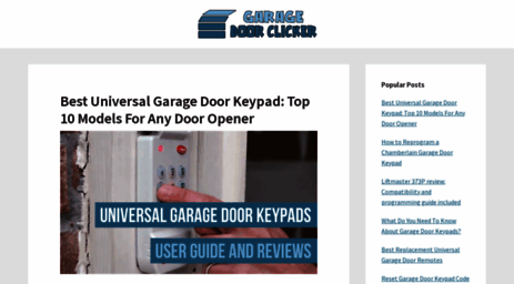 garagedoorclicker.com