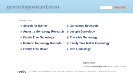 geneologywizard.com