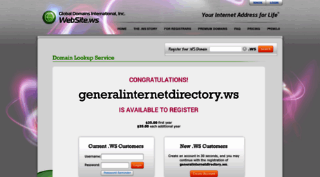generalinternetdirectory.ws