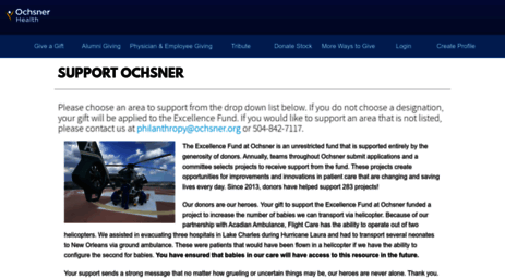 giving.ochsner.org