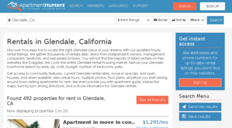 glendale.apartmenthunterz.com