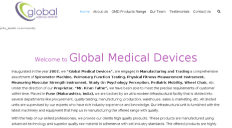 globalmedicaldevicesindia.com