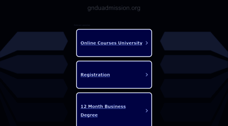 gnduadmission.org