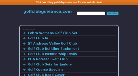 golfclubguidance.com