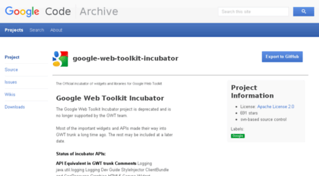google-web-toolkit-incubator.googlecode.com