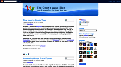 googlewave.blogspot.com