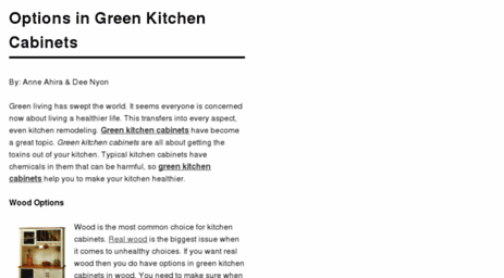 green-kitchen-cabinets.net