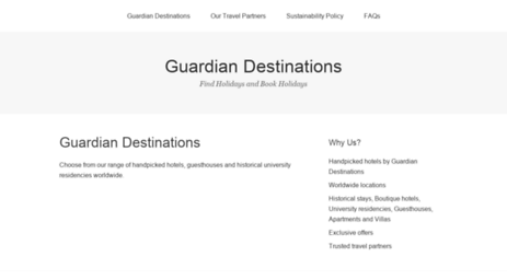 guardiandestinations.co.uk