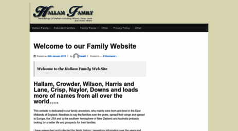hallamfamily.co.uk