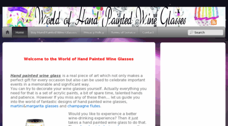 hand-painted-wine-glasses.com