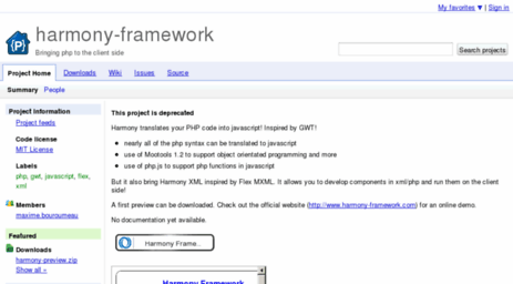 harmony-framework.googlecode.com