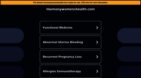 harmonywomenshealth.com