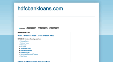 hdfcbankloans.com
