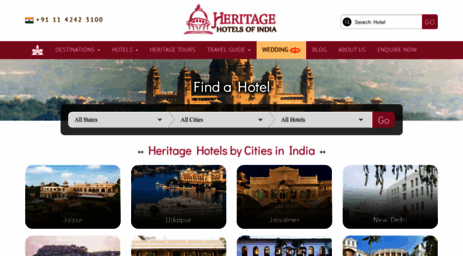 heritagehotelsofindia.com
