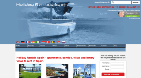 holidayrentals-spain.co.uk