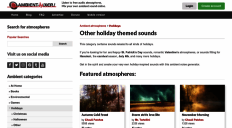 holidays-other.ambient-mixer.com
