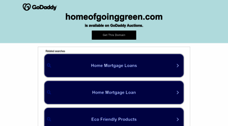 homeofgoinggreen.com