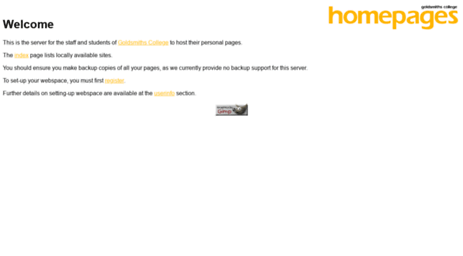 homepages.gold.ac.uk