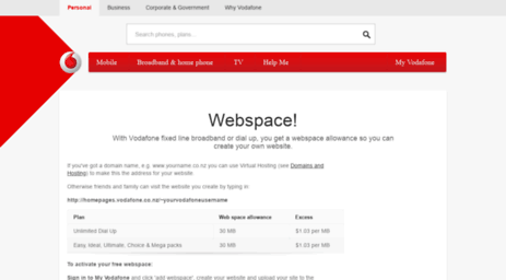 homepages.vodafone.co.nz