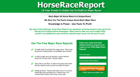 horseracereport.co.uk