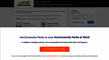 hortonworks.corporateperks.com