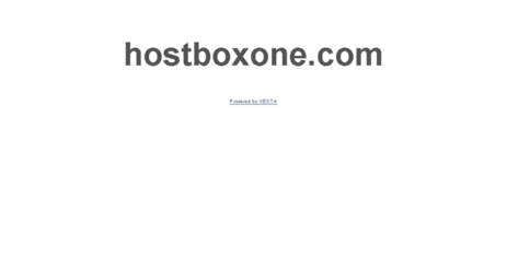 hostboxone.com