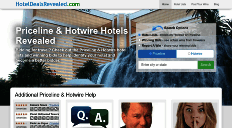 Hoteldealsrevealed Com Line Bidding Hotwire Hotel Lists And Hotels Revealed Online