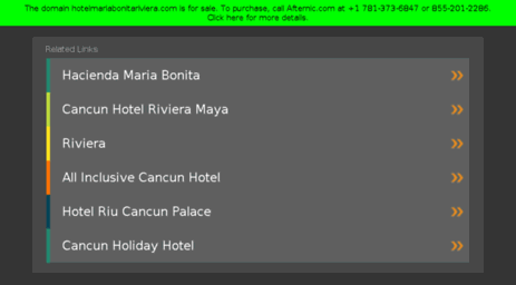 hotelmariabonitariviera.com