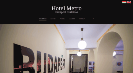 hotelmetrobudapest.hu